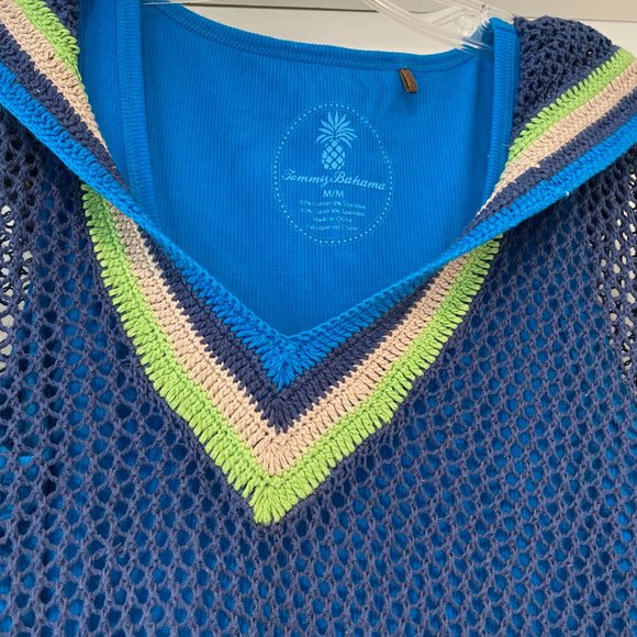 Tommy Bahama crocheted top and matching tank - Picture 2 of 4
